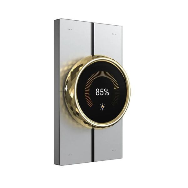 Центральна панель керування розумним будинком 2.1" Akubela HyPanel LUX RT61-PoE-EU Gold з PoE 00-00002622 фото