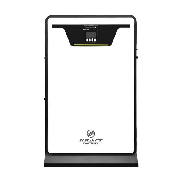 Гібридний інвертор 5kW Kraft KRF-HISA-5KW/10kwh-80A з вбудованою акумуляторною батареєю LiFePO4 42-00091 фото