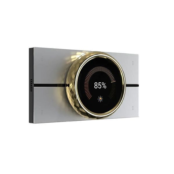 Центральна панель керування розумним будинком 2.1" Akubela HyPanel LUX RT61-PoE-EU Gold з PoE 00-00002622 фото