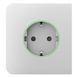 Фронтальна панель Ajax SideCover ASP white/біла для розумної розетки Outlet 26-00344 фото 1