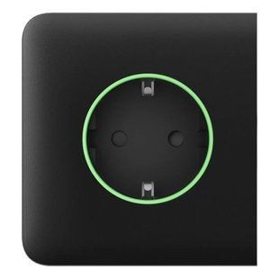 Фронтальна панель Ajax SideCover ASP black/чорна для розумної розетки Outlet 26-00345 фото