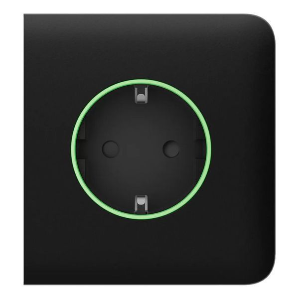 Фронтальна панель Ajax SideCover ASP black/чорна для розумної розетки Outlet 26-00345 фото