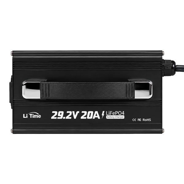 Зарядний пристрій для акумуляторних батарей LiFePO4 29.2V/20A LiTime L24V20A-BCHA-X 44-00539 фото