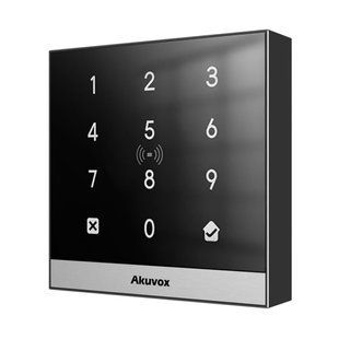 Термінал контролю доступу Akuvox A02 з клавіатурою та зчитувачем EM-Marine / Mifare / NFC 61-00103 фото