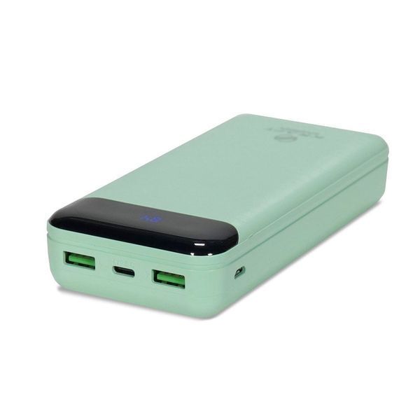 Повербанк 20000 mAh Power Bank Kraft KPB-2020FC Green 22.5W QC3.0 43-00095 фото