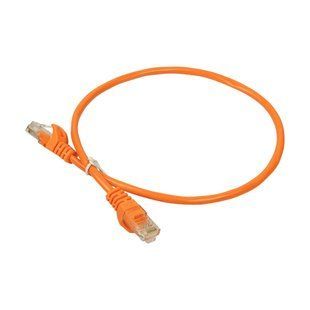 Патч-корд мережевий Trinix UTP, RJ-45, CAT.5 0.5m Orange 73-00609 фото