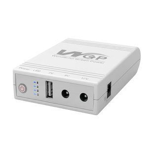 Джерело безперебійного живлення Mini UPS WGP UPS103A White 10400mAh 5V/9V/12V, Li-ion 4*2.6Ah, для роутера та оптичного терміналу 42-00256 фото