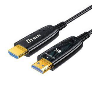 Кабель оптичний HDMI 2.1 30m Dtech DT-HOF8030 74-00104 фото