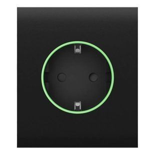Фронтальна панель Ajax CenterCover ASP black/чорна для розумної розетки Outlet 26-00347 фото