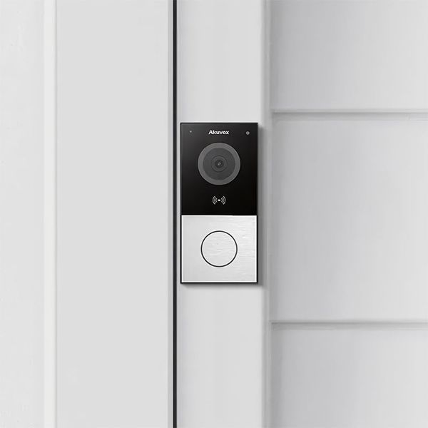 IP-відеопанель з Wi-Fi 2Mp Akuvox E12W SIP зі зчитувачем Mifare / NFC / BLE 87-00047 фото