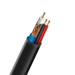 Кабель коаксіальний SL-59+2*0.5 CU 0.8mm Outdoor ОS-структура Trinix 305m 35-00043 фото