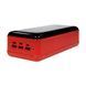 Повербанк 50000mAh Power Bank Kraft KPB-1650L Red 2 світлодіоди 43-00097 фото 5