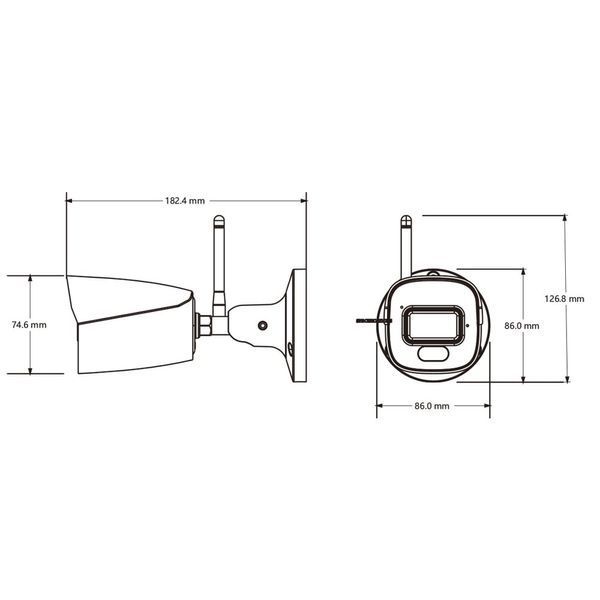IP-відеокамера з WiFi 6 5Mp TVT TD-9451S4-C White f=2.8mm, ІЧ+LED-підсвічування, з мікрофоном 77-00472 фото