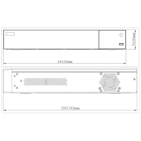 IP-відеореєстратор 32-канальний 12Mp TVT TD-3332H4-16P-B2 з 16 портами PoE 77-00408 фото