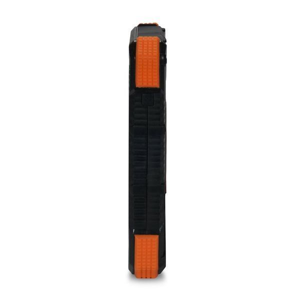 Повербанк з сонячною панеллю 20000mAh Power Bank Kraft TPB-1820SLP Orange бездротова зарядка 18W QC2.0 LED-ліхтар 43-00042 фото