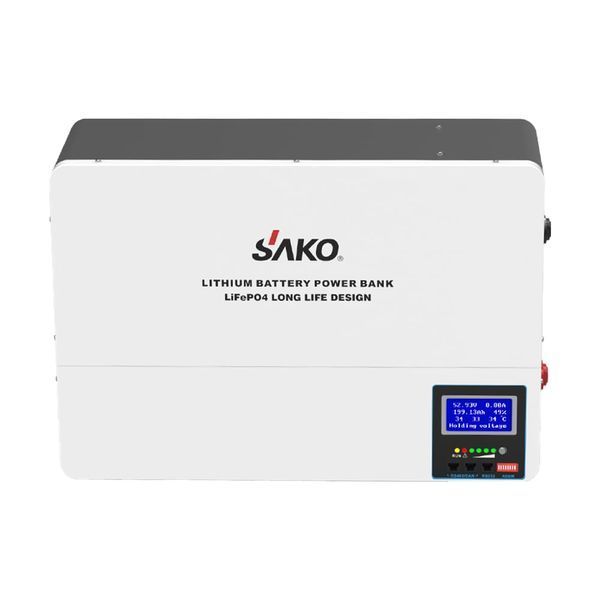 Акумулятор LiFePO4 100А*год 51.2В 5120Вт*год Sako SK-51.2V100Ah Li-Wall series настінний монтаж 42-00156 фото