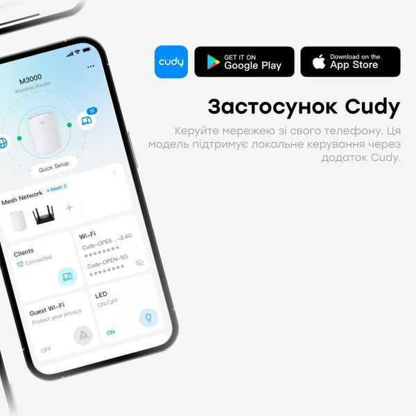 WiFi Mesh 4G LTE-маршрутизатор Cudy LT400 CAT4 N300 73-00551 фото