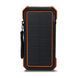 Повербанк з сонячною панеллю 20000mAh Power Bank Kraft TPB-1820SLP Orange бездротова зарядка 18W QC2.0 LED-ліхтар 43-00042 фото 1