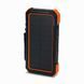 Повербанк з сонячною панеллю 20000mAh Power Bank Kraft TPB-1820SLP Orange бездротова зарядка 18W QC2.0 LED-ліхтар 43-00042 фото 2