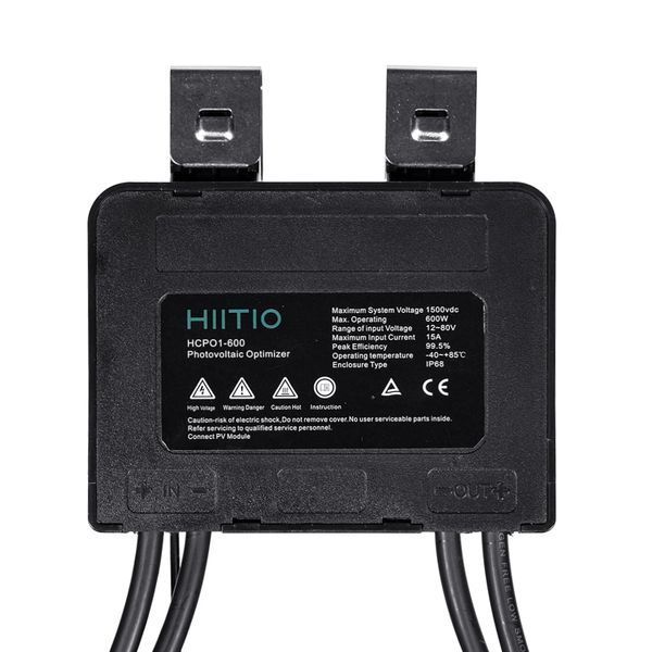 Оптимізатор потужності для сонячних панелей Hiitio HCP01-600 600W 15A 12-80V 44-00501 фото