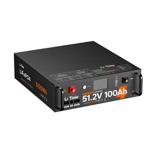 Акумулятор LiFePO4 51.2В 5120Вт*год LiTime L51.2V100-100-COM-16-S3U монтаж в стійку 19" 44-00521 фото