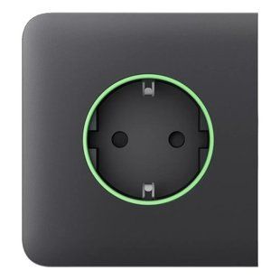 Фронтальна панель Ajax SideCover ASP graphite/графіт для розумної розетки Outlet 26-00352 фото