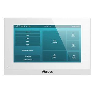 Відеодомофон 7&rdquo; WiFi Akuvox C315W White SIP Android 87-00012 фото