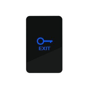 Кнопка виходу сенсорна накладна Trinix ART-901 Black 70-00033 фото