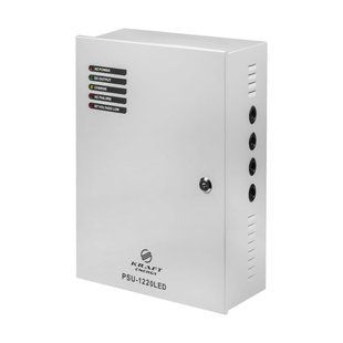 ДБЖ Kraft PSU-1220LED 12 В 20 А, металевий бокс з замком, під АКБ 18 А&middot;год 41-00036 фото