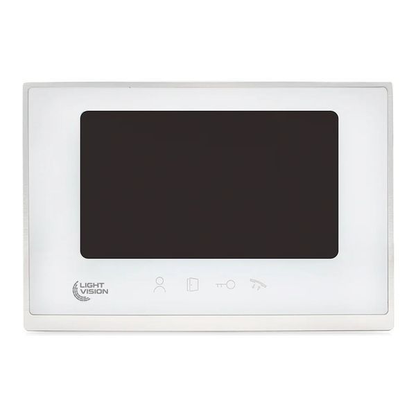 Відеодомофон 7&rdquo; Light Vision MACAO FHD White 82-00202 фото