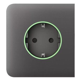 Фронтальна панель Ajax SideCover ASP grey/сіра для розумної розетки Outlet 26-00355 фото