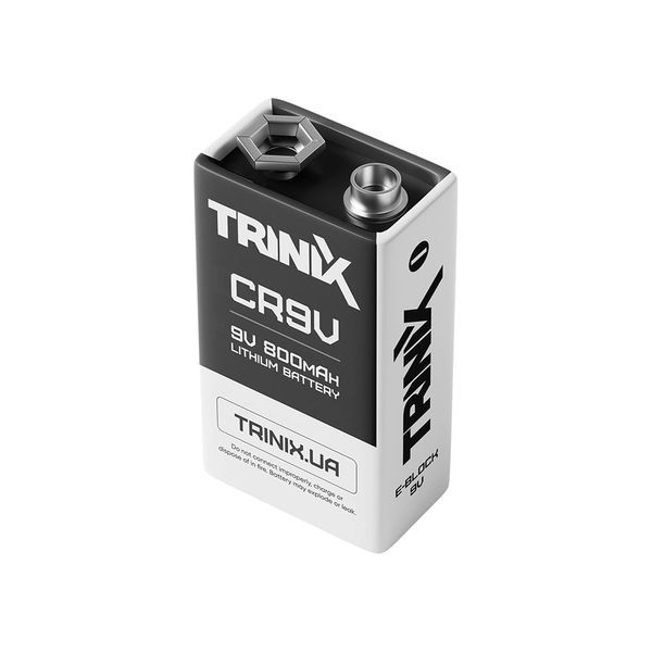 Батарея Trinix CR9V 9V LiMnO2 800mAh 28-00035 фото