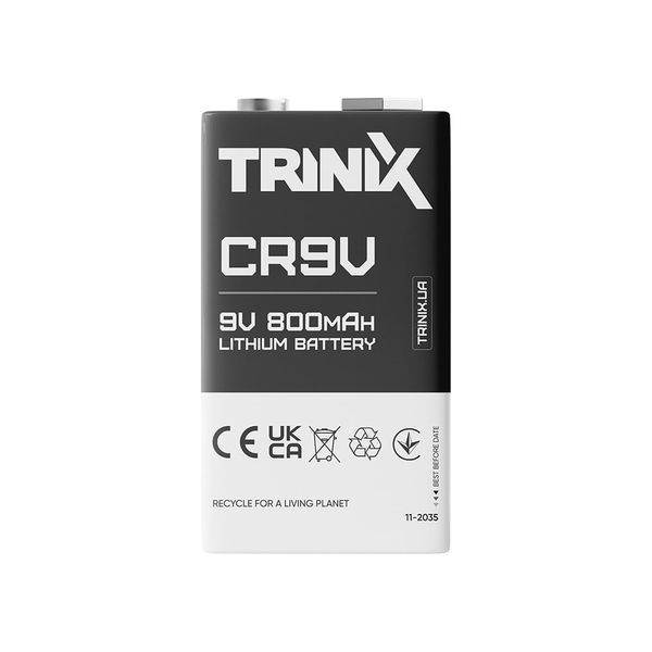 Батарея Trinix CR9V 9V LiMnO2 800mAh 28-00035 фото