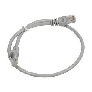 Патч-корд мережевий Trinix UTP, RJ-45, CAT.5 1m Gray 73-00610 фото