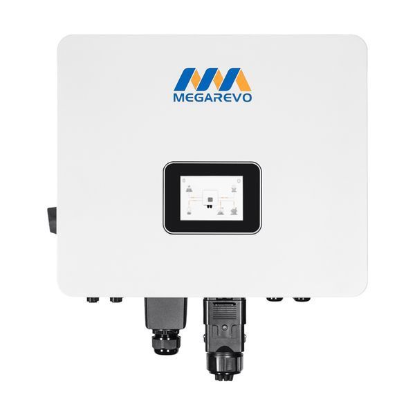 Гібридний однофазний інвертор для сонячних панелей 6kW Megarevo R6KL1DA-G2S 2 MPPT WiFi 42-00238 фото