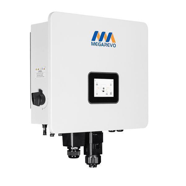 Гібридний однофазний інвертор для сонячних панелей 6kW Megarevo R6KL1DA-G2S 2 MPPT WiFi 42-00238 фото