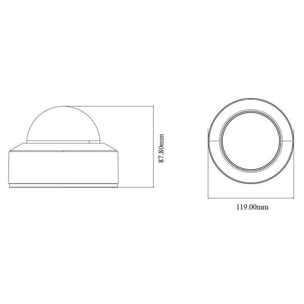 IP-відеокамера 4Mp TVT TD-9541S4-C f=2.8mm, ІЧ+LED-підсвічування, з мікрофоном 77-00449 фото