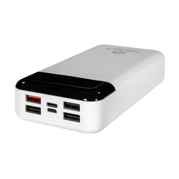 Повербанк 20000mAh Power Bank Kraft KPB-2120FCL White 22.5W QC3.0 LED-ліхтар 43-00053 фото