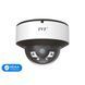 IP-відеокамера 4Mp TVT TD-9541S4-C f=2.8mm, ІЧ+LED-підсвічування, з мікрофоном
