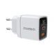 Мережевий зарядний пристрій Choetech PD6052 PD35W GAN A+C White 43-00128 фото 1