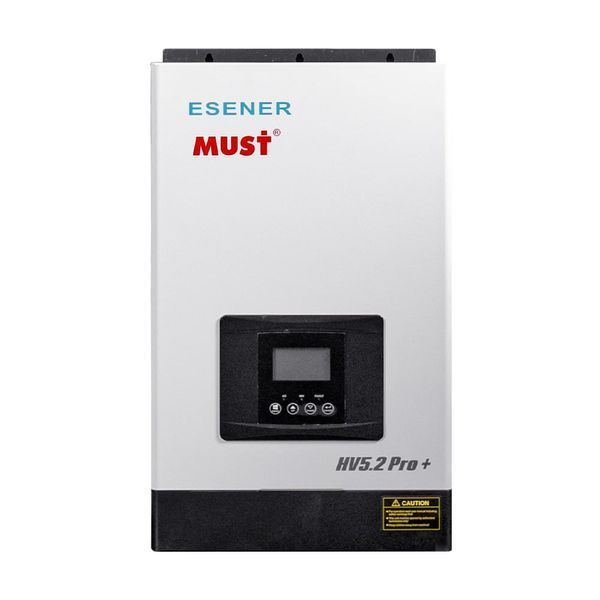 Автономний високочастотний інвертор 5.2kW Must PV18-5248 PRO DC48V - 5.2KVA/5200W WiFi, з комплектом для паралельного підключення 42-00153 фото