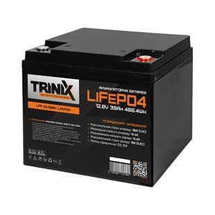 Акумуляторна батарея літій-залізо-фосфатна 12.8В 38А*год Trinix 12V38Ah LiFePO4 44-00005 фото