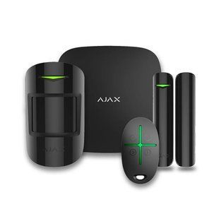 Комплект бездротової сигналізації Ajax StarterKit Plus чорний з WiFi, 2G, 3G та Ethernet 26-00095 фото