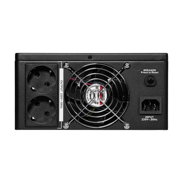 Високочастотний інвертор 600VA/600W Kraft KRF-SAVR600VA/600W-12V під зовнішній акумулятор 42-00112 фото