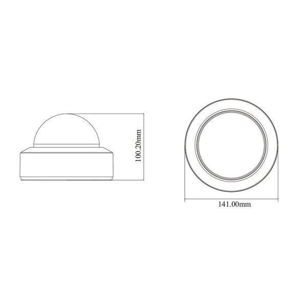 IP-відеокамера 4Mp TVT TD-9543S4-C f=2.8-12mm з мікрофоном 77-00450 фото