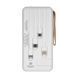 Повербанк 20000mAh Power Bank Kraft KPB-1120L White LED-ліхтар 43-00054 фото 3