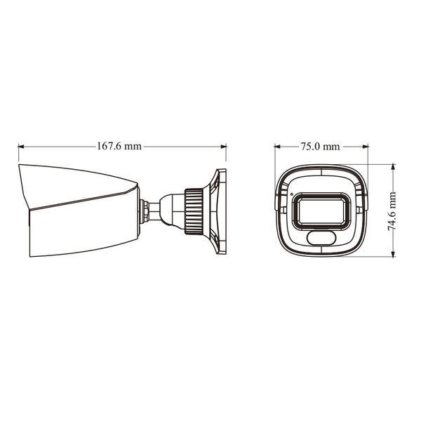 IP-відеокамера 4Mp TVT TD-9441S4L-A White f=2.8mm, ІЧ+LED-підсвічування, з мікрофоном 77-00469 фото
