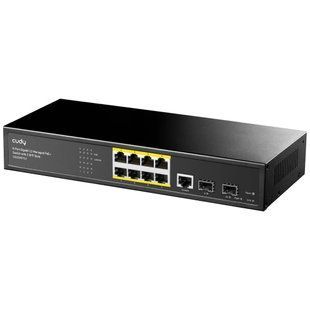PoE-комутатор 11-портовий керований L2 Cudy GS2008PS2 гігабітний з 8 портами PoE, 120W 73-00538 фото