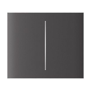 Кнопка Ajax CenterButton vertical grey/сіра для Ajax LightSwitch vertical 26-00518 фото