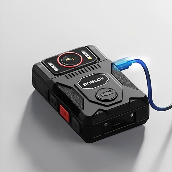 Нагрудний відеореєстратор Boblov M7 PRO 4K 128GB GPS 75-00213 фото